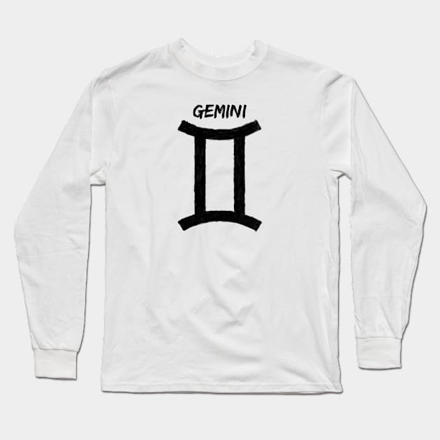 GEMINI IN OIL Long Sleeve T-Shirt by jcnenm